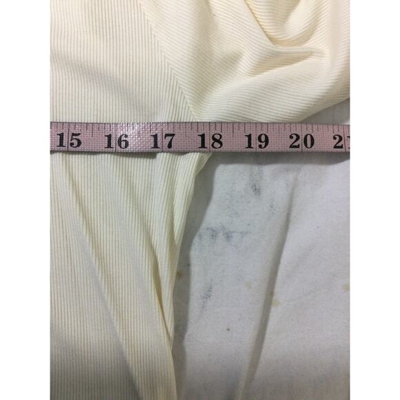 WILD FABLE XXL 2x plus cream crew long sleeve ribbed crop top shirt NWT B112 - Picture 4 of 7